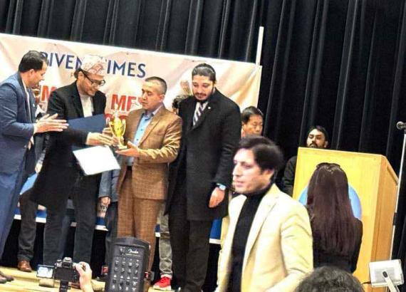 सिनेमेटोग्राफर सम्राट कार्की सहित ७ जनालाई ‘कम्युनिटी मिडिया अवार्ड २०२५’ प्रदान